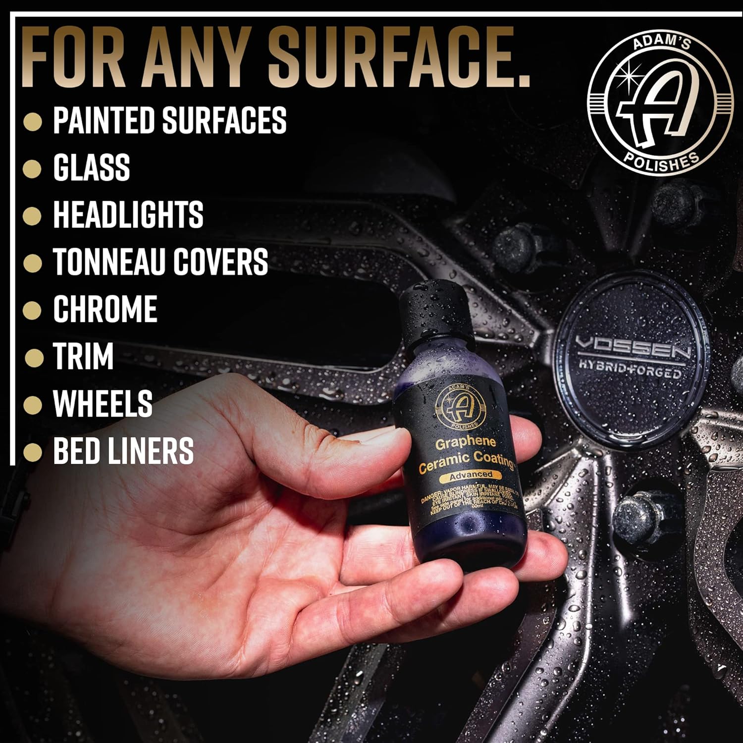 Adam's Advanced Graphene Ceramic Coating (Standard Kit) - 10H Graphene Coating for Auto Detailing, 9+ Years of Car Protection & Patented UV Technology - Image 6