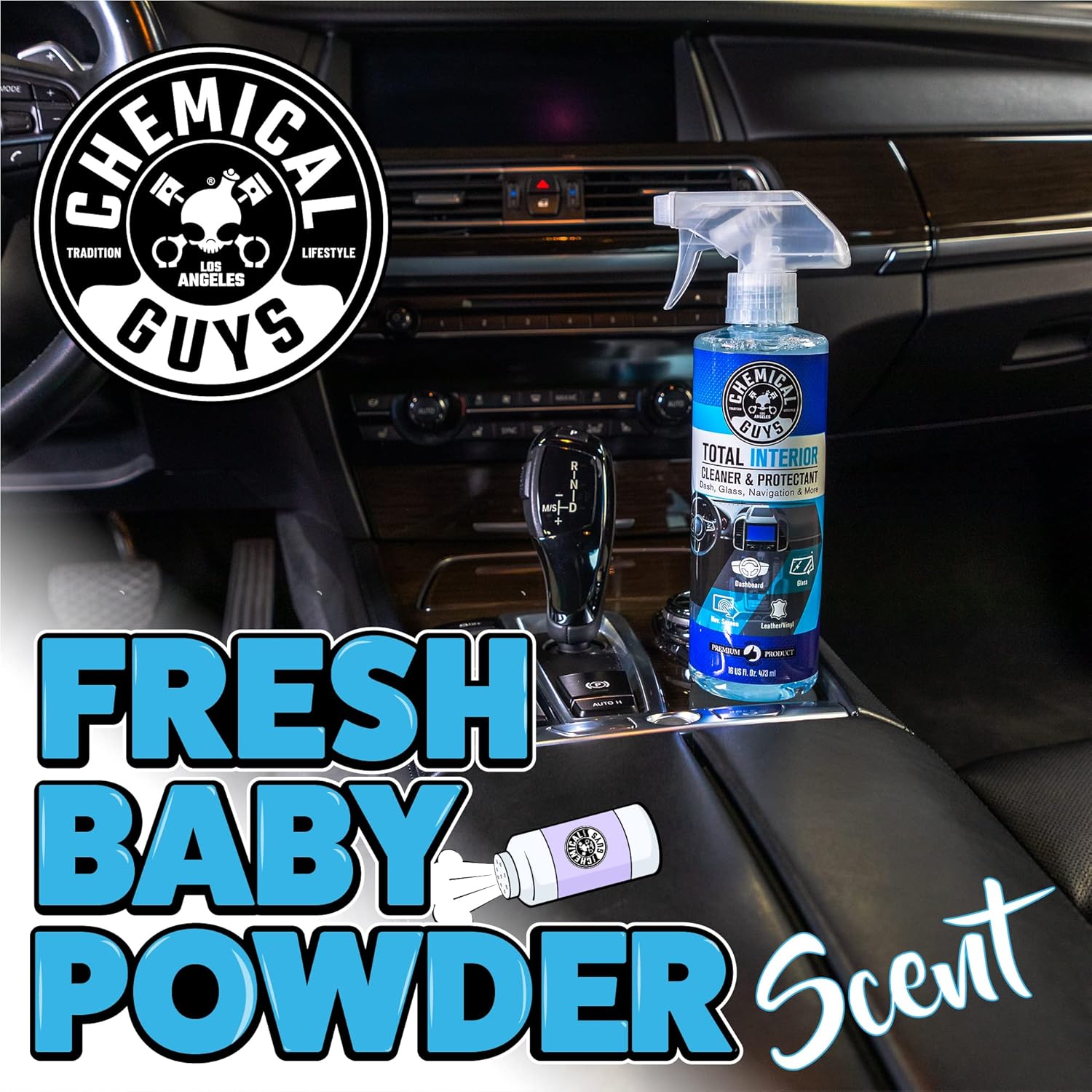 Chemical Guys Total Interior Cleaner & Protectant – Chemical Guys Interior Cleaner, Cleans & Protects Leather, Vinyl, Plastic, Rubber, Glass with a Streak-Free Finish — 16 Fl Oz (Pack of 2) - Image 11