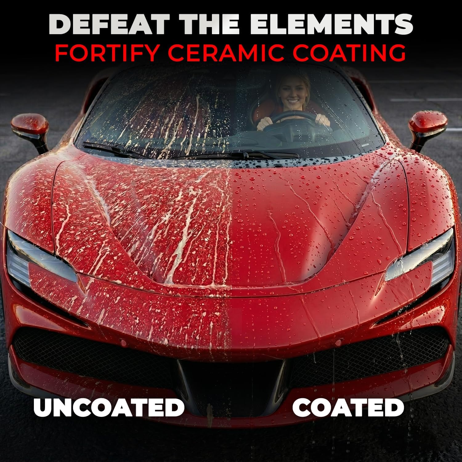 SHINE ARMOR Fortify Quick Coat: 3-in-1 Complete Detailing Spray - Car Wax, Waterless Wash and Ceramic Coating - Paint Protection for Cars, Trucks, Bikes and SUVs, Made in USA, 16floz - Image 4
