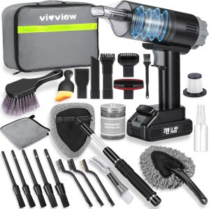 26pcs Car Cleaning Kit, Gray Interi...