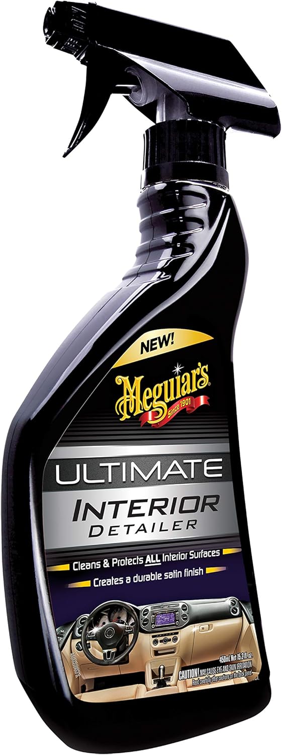 Meguiar's G16216 Ultimate Interior Detailer, Protects Interior Surfaces from Dirt and Grime, Leaves Your Surfaces Protected from UV Rays and Giving It a Lasting Finish, 15.2 Oz Spray Bottle - Image 2