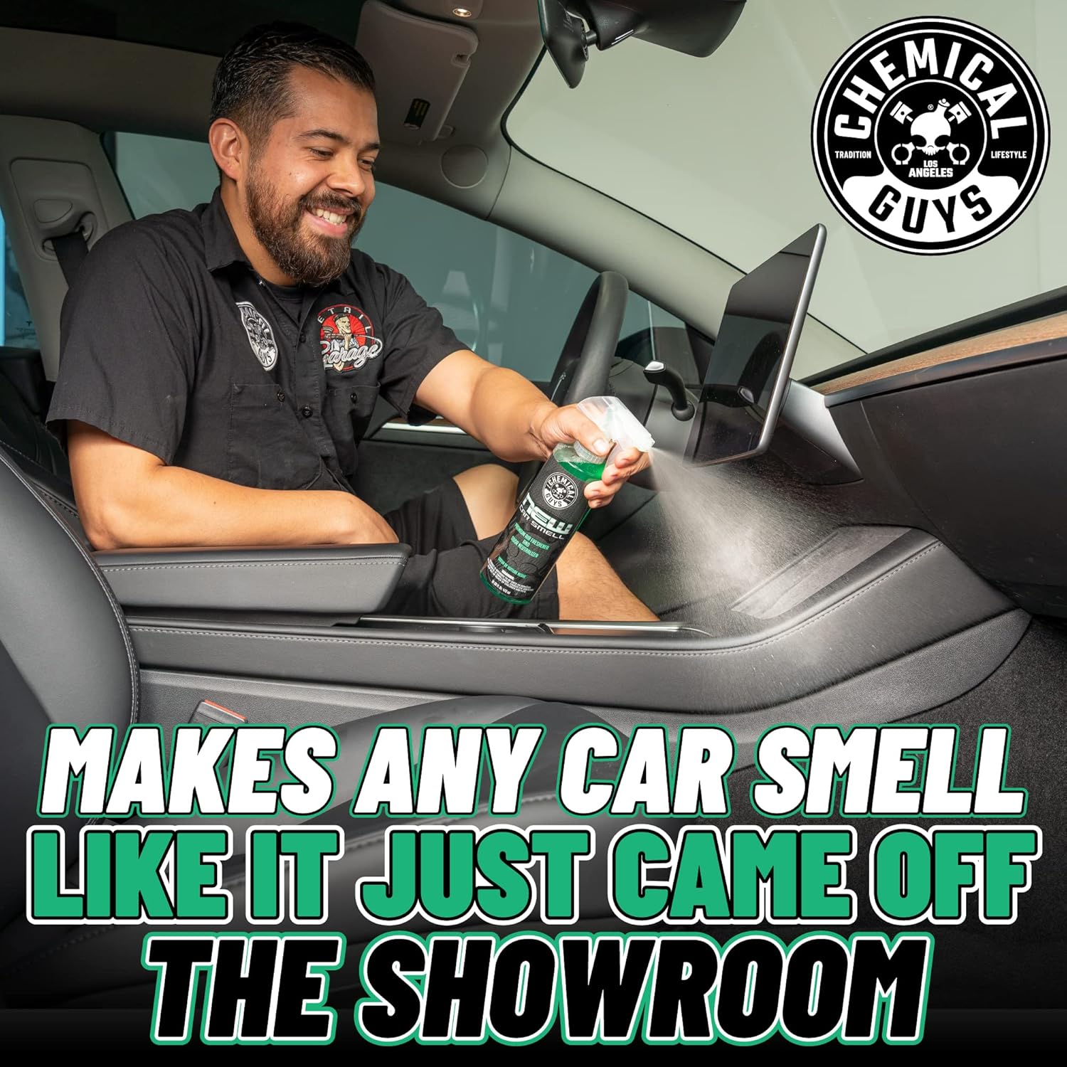 Chemical Guys Keep Your Car New Kit, Ideal for Cleaning and Detailing. Includes New Car Scented VRP, Total Interior, Air Freshener, and 3 Detailing Towels - 6 Piece Kit - Image 5