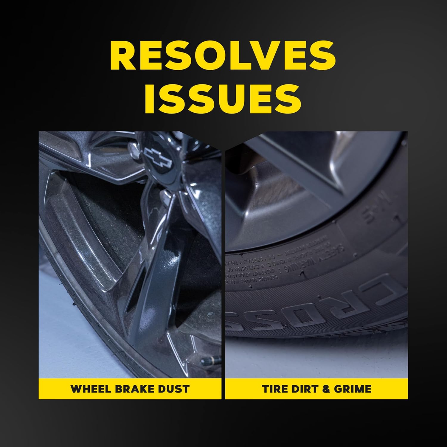 Meguiar's Hot Rims Foaming Wheel & Tire Cleaner - Combines a Wheel and Tire Cleaner in One Product that Quickly Powers through Brake Dust and Grime on OEM Clear Coated Wheels, 20 Oz Foam - Image 3