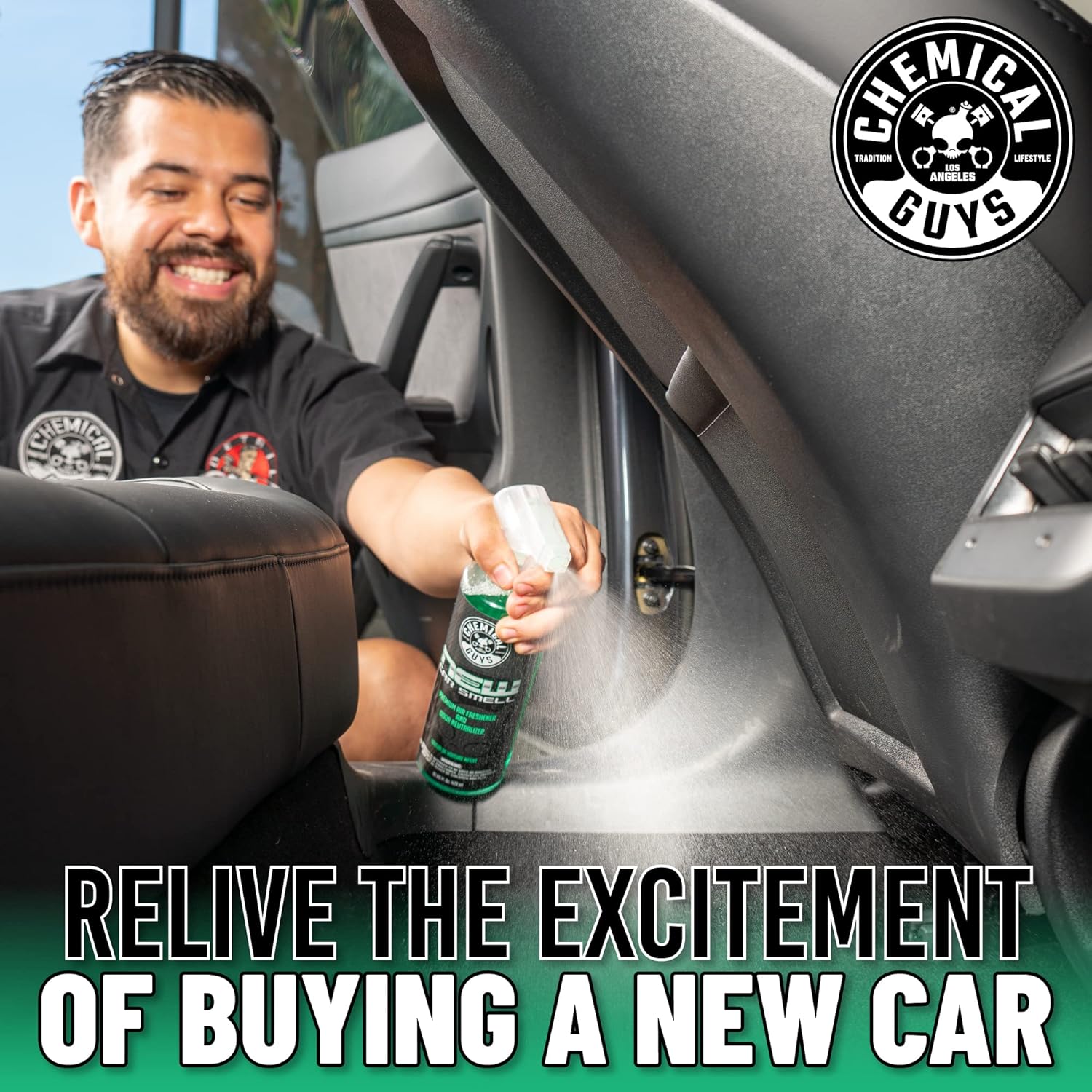 Chemical Guys Keep Your Car New Kit, Ideal for Cleaning and Detailing. Includes New Car Scented VRP, Total Interior, Air Freshener, and 3 Detailing Towels - 6 Piece Kit - Image 4