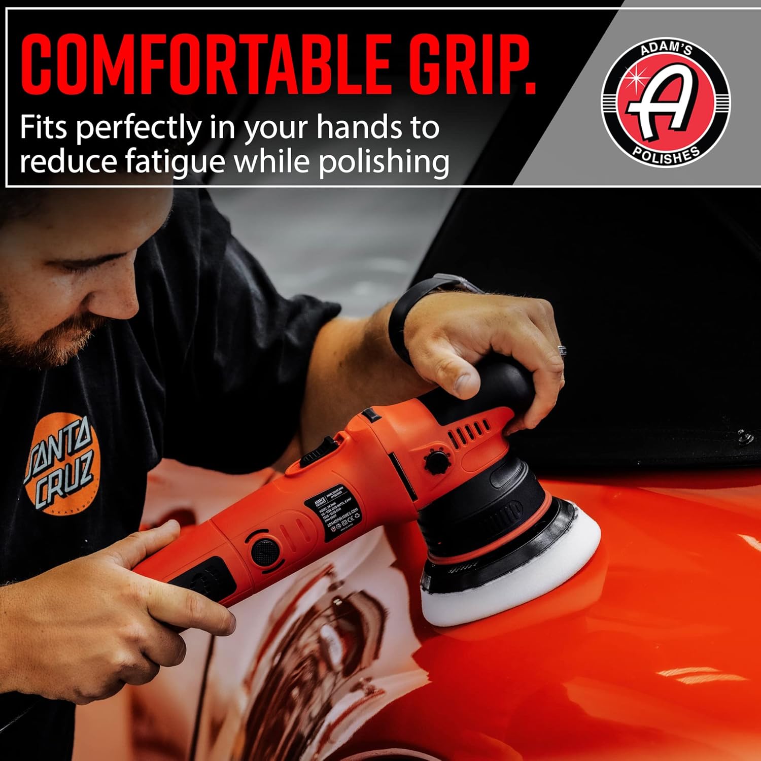Adam's Polishes 9mm Dual Action Car Polisher (Polishing Kit) - Buffer Car Scratch Remover for Car Detailing | Includes Polish, Compound & Pads - Image 7