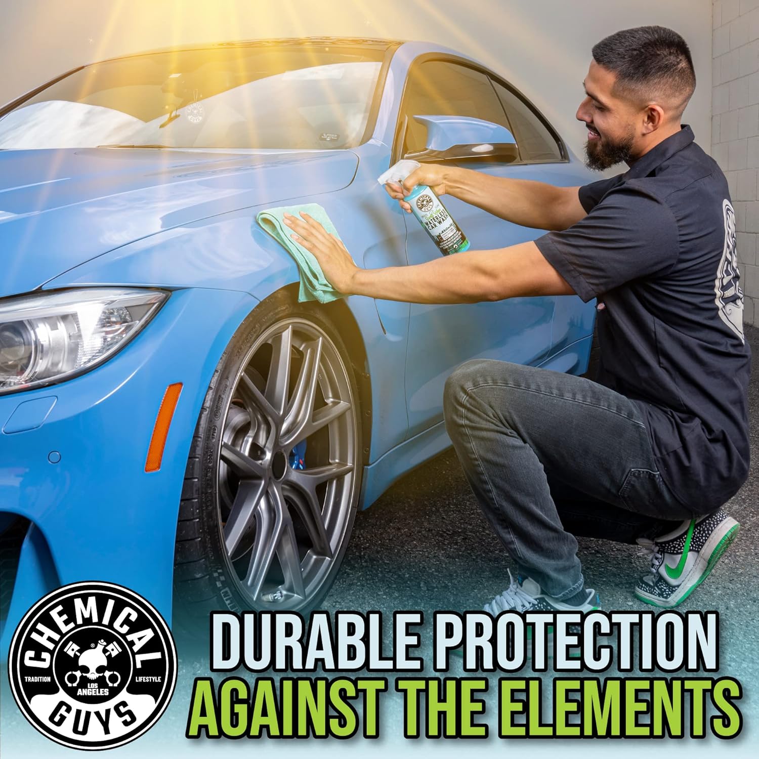Chemical Guys Swift Wipe Sprayable Waterless Car Wash Spray - Spray and Wipe to Safely Clean and Shine Cars, Trucks, Motorcycles, RV & More, High Lubrication Formula, 16 oz - Image 7