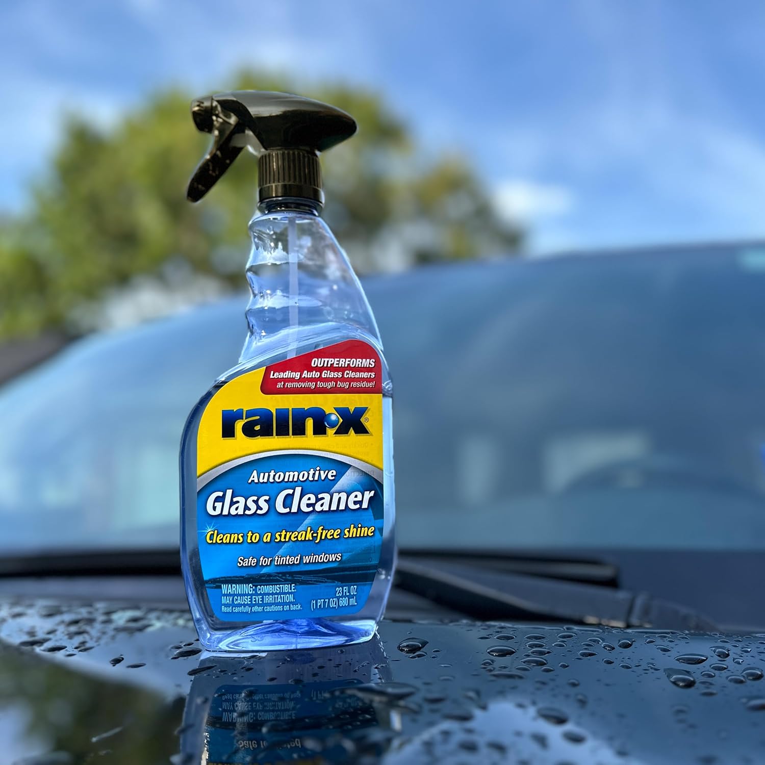 Rain-X RainX 630018 Glass Cleaner, Concentrated Streak-Free Formula for Car Windows, Windshield & Mirrors, Removes Bug Residue, Road Grime & Smoke Film - 23 Fl Oz - Image 7