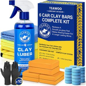 TEAWOO Clay Bars Kit, 6 Clay Bars &...