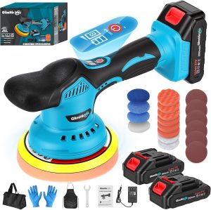 Cordless Car Buffer Polisher Kit, 6...