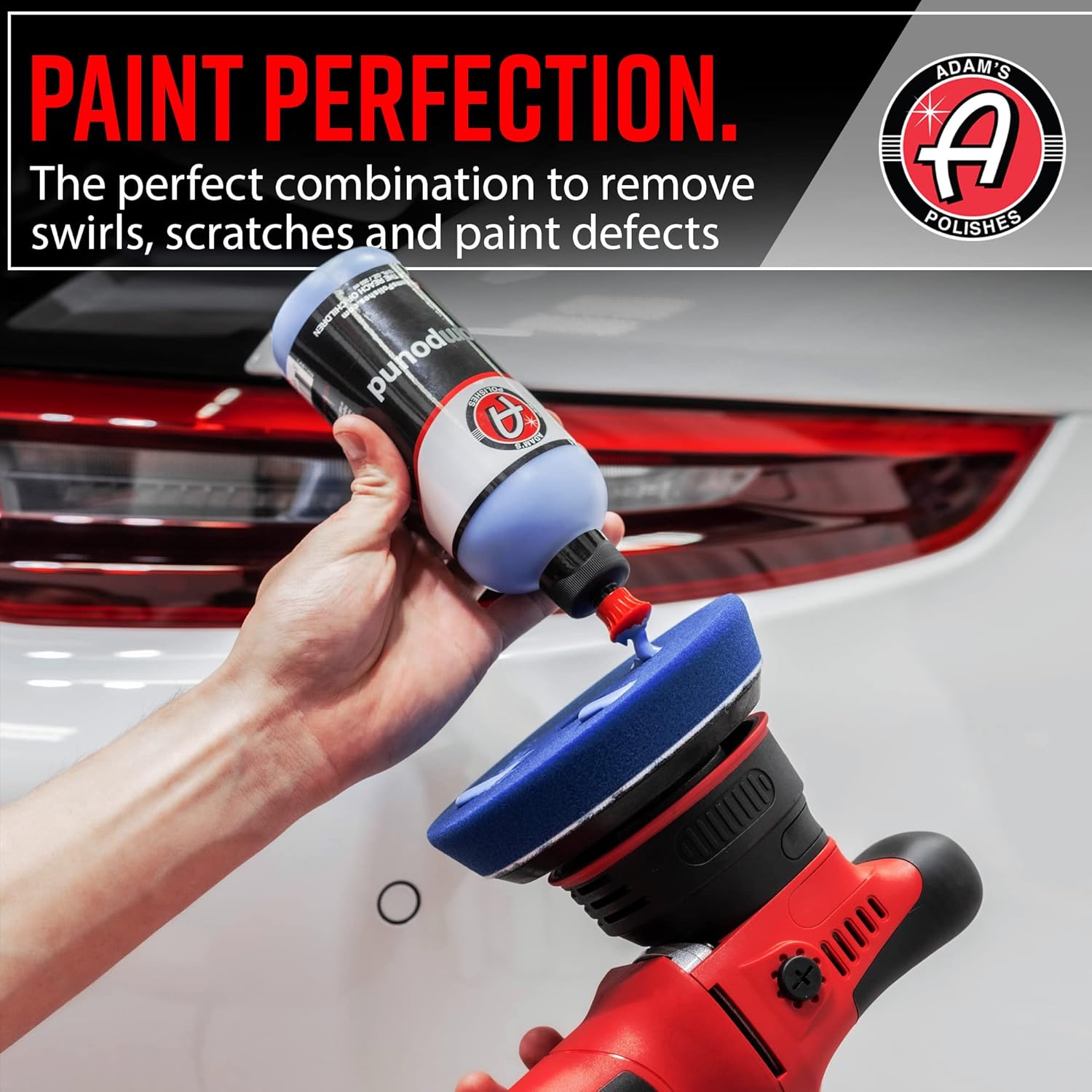 Adam's Polishes 9mm Dual Action Car Polisher (Polishing Kit) - Buffer Car Scratch Remover for Car Detailing | Includes Polish, Compound & Pads - Image 6