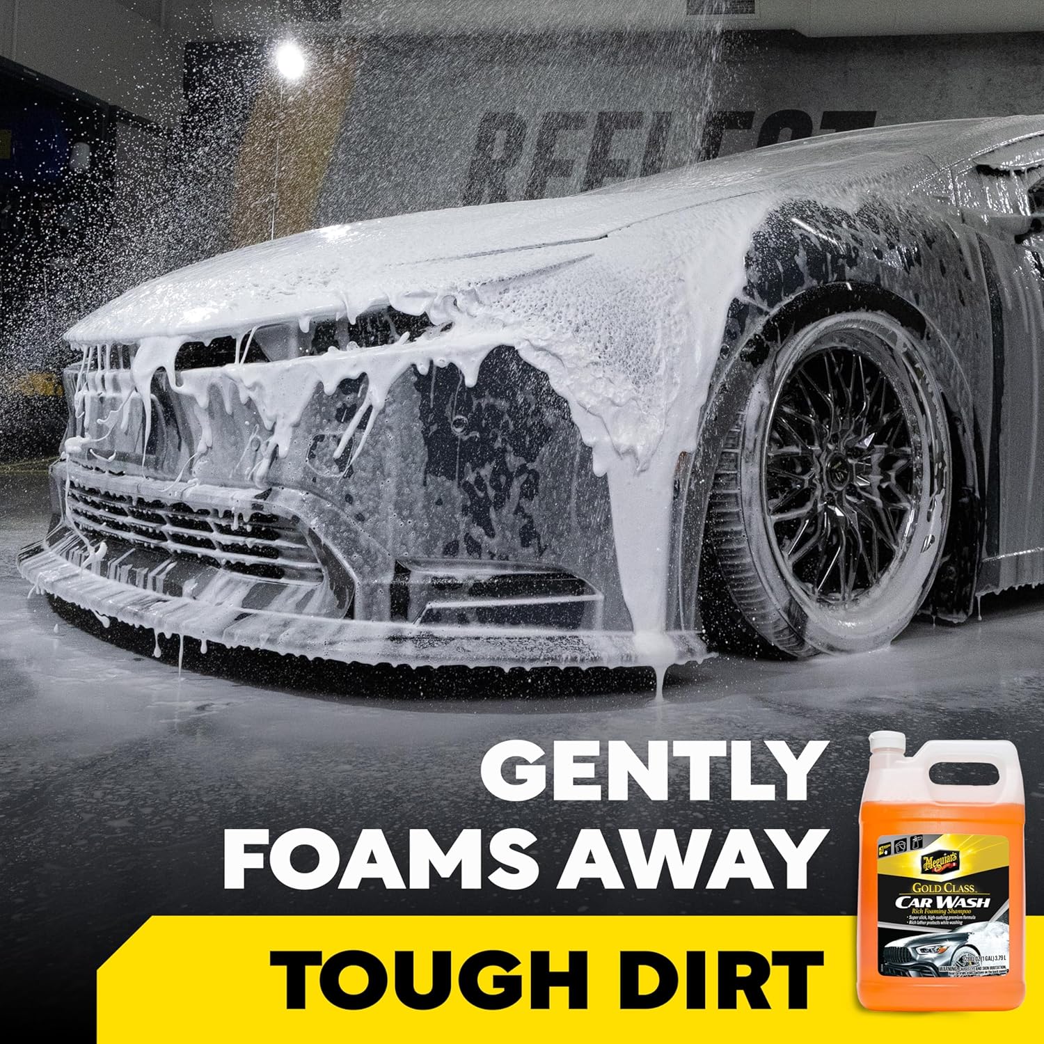 Meguiar's Gold Class Car Wash – Premium Foaming Car Wash Soap, High Gloss Finish, Safe For Clear Coats, Deep Cleans Without Removing Waxes, Car Detailing Supplies For Cars, Trucks & Suvs – 1 Gal - Image 2