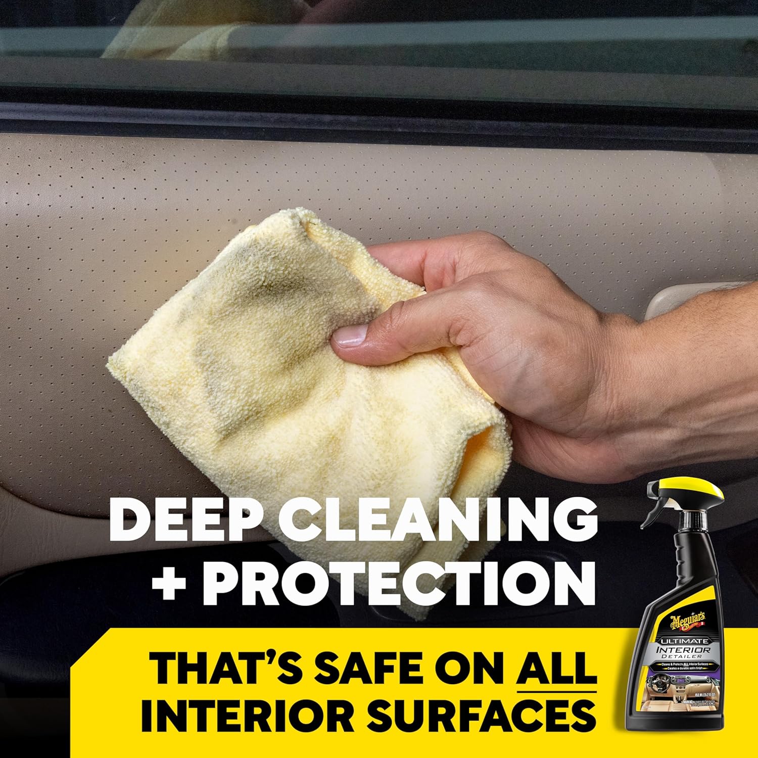 Meguiar's G16216 Ultimate Interior Detailer, Protects Interior Surfaces from Dirt and Grime, Leaves Your Surfaces Protected from UV Rays and Giving It a Lasting Finish, 15.2 Oz Spray Bottle - Image 5