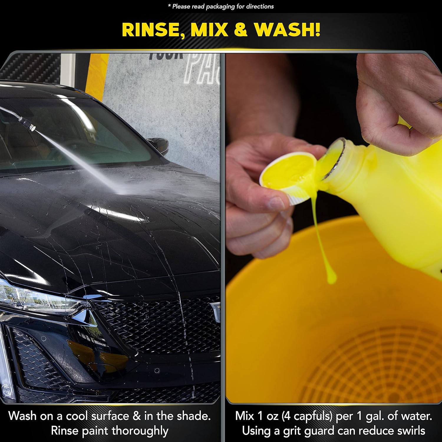 Meguiar's Ultimate Wash and Wax, Car Wash Soap and Wax Cleans & Shines in One Step, Shine & Protect with an Enhanced pH Balanced Car Paint Cleaner, 1 Gallon - Image 4