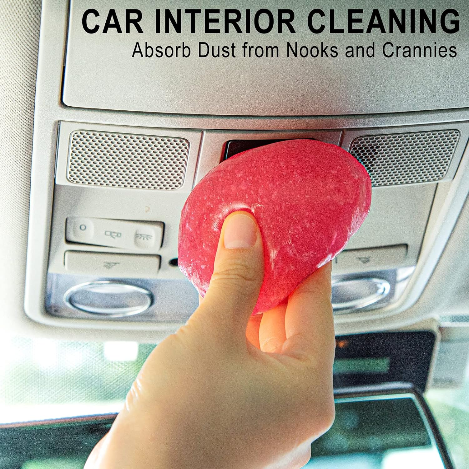 TICARVE Car Cleaning Gel Detailing Putty Car Putty Auto Detailing Tools Car Interior Cleaner Cleaning Slime Car Accessories Keyboard Cleaner Rose/NT WT: 5.6 oz (160 gr) - Image 2