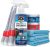 Chemical Guys Car Cleaning Kit Interior 9-Piece – Total Interior Cleaner, Sticky Icky Green Apple & Strawberry Detailing Gel, 3 Detailing Brushes, 3 Towels, Safe for Cars, Trucks, SUVs & More