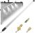 24″ Radiator Cleaning Wand, 4500 PSI Water and Air Dual-Use Pressure Washer Tool, 180° Swivel, 4-Nozzle Fan Spray, 3 Quick Connect Adapters, AC Coil Cleaner for Car Truck SUV RV Engine Cooling