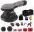 Cordless Car Buffer Polisher, SPTA Polisher with 2Pcs 12V Lithium Rechargeable Battery Brushless Polisher with Variable Speed, Portable Polisher with Polishing Pads Kit For Waxing