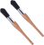 Wesquer Parts Cleaning Brush Home and Auto Use Parts Cleaner Brush Solvent Brush for Cleaning Auto Engine Parts, Clean Motors, Metal Parts, Machinery (Black 2pcs)