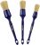 YeewayVeh Car Detailing Brush Set, 3 Pack Ultra Soft Boars Hair Detailing Brushes for Leather Seat Air Vents Engine Bay, Auto Detail Brushes Car Detailing for Interior Exterior, Indigo