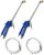 QWORK 2 Set Air Blow Gun Pneumatic Engine Cleaning Gun with 4Ft Hose, Cleaning Degreaser Sprayer Tool