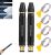 Home High-Pressure Car Wash Water Gun with Booster Nozzle, Home High-Pressure Car Wash Water Gun with Booster Nozzle and Hose, for Watering Plants and Vegetables, and Car Washing (2PCS)