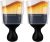 Amrules 2PCS Car Interior Detailing Brush, Auto Car Detailing Brush Dusting Brush, Soft Bristles Car Interior Cleaning Tool for Dashboard Interior, Exterior, Skylight, Leather, Dust Brush, Brown