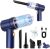 KMM Handheld Car Vacuum Cleaner, 9000Pa Vacuum Cleaner and Air Duster, 120W High Power Hand Held Vacuum with LED Light and Multi-Nozzles for Car, Home, Office, Pet