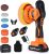 Protmex Cordless Car Buffer Polisher w/ 2x2000mAh 21V Batteries, 6 Inch Car Buffer Waxer Kit, Car Polishing Machine w/Extra 18 PCS Attachments & 6 Variable Speed