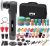 Cordless Mini Polisher, SPTA 12V Cordless Polisher for Detailed Polishing, Cordless Car Buffer Polisher, RO&DA Buffer Polisher with Mini Polishing Pads and Wool Pads for Polishing, Sanding, Cleaning