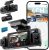 IIWEY N6 360° Dash Cam 4 Channel, 5.8G WiFi-6 (up to 20MB/s) with App, Free 128GB Card, FHD Front & Rear Inside Dash Cam for Car, 8 IR Lights Night Vision, GPS, 24/7 Parking Mode, G-Sensor