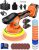 Cordless Car Buffer Polisher, 8 Variable Speed Car Polisher with 2x 21V 2000mAh Batteries & 18 PCS Attachments, 2800-6000RPM Cordless Car Polishing Machine for Waxing, Polishing & Scratch Removal