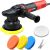 AOBEN Car Buffer Polisher,6 inch Dual Action Polisher,Random Buffer Polisher kit with 6 Variable Speed 1000-4500rpm,Detachable Handle,4 Buffing Pads for Car detailing Polishing and Waxing