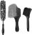 Car Wheel & Tire Brush Set, Wheel Cleaner Brush, Soft & Stiff Bristle Cleaning Brush, Wheel Brushes for Cleaning Wheels, Rim Brush for Car Body Exterior Surface, Carpet, Truck, SUV, RV, Motorcycle