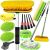 62” Car Wash Brush with Long Handle, Car Wash Kit with Tire Brush, Tower, Window Squeegee, Chenille Microfiber,Car Detailing Brushes, Car Cleaning Brush Kit Supplies for Car, Truck, SUV, RV