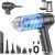 KMM Handheld Car Vacuum Cleaner, 10000PA Vacuum Cleaner & Air Duster, 120W High Power Hand Held Vacuum Cordless, Portable Vacuum Rechargeable with Multi-Nozzles & LED Light for Car, Home, Pet, Office