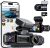 N300Pro 4K 4 Channel Dash Cam Front and Rear, STARVIS 2 Sensor, 3″ Touch Screen, 5.8GHz WiFi GPS, 360° Car Dash Camera, AI Driver Monitor System, Free 64GB Card, WDR Night Vision HDR, 24H Parking Mode