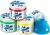 DNA MOTORING 4 Pack Car Cleaning Gels Auto Detailing Tools Cleaning Putty Car Interior Cleaner, Car Jelly Cleaner, Keyboard Cleaner, Car Cleaning Supplies,TOOLS-00150