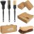 10PCS Car Cleaning Kit, Car Detailing Kit Interior Cleaner, Long Bristle Horse Hair Leather Cleaning Brush, Car Detailing Brushes, Microfiber Cloth & Applicator, Car Cleaning Supplies for Interior