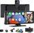 Carplay Screen for Car,10.26″ HD Car Stereo for Apple Carplay & Android Auto -with Rotatable 4K Dash Cam & HD Backup Camera, Dual Front/Inside Recording, GPS Navigator for Cars,Trucks