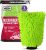 AIDEA Car Wash Mitt Microfiber, 1PK-Scratch-Free& Lint-Free, Premium Chenille Microfiber Mitt Car Wash Brush-Green Regular Size (7.12”X10.14”)