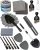 oesee 18Pcs Professional Car Interior Detailing Kit All-in-One Cleaning Tools for Windows, Dashboard, Vents, Windshield Cleaner Brush, Magic Sponge, Chamois Cloth, Detailing Brushes & Accessories