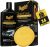 Meguiar’s Gold Class Carnauba Plus Premium Liquid Wax Kit, Car Detailing Kit with a Pure Carnauba Wax Blend and a Foam Applicator Pad for Keeping Glossy Paint Protected Like a Pro, 16 Oz Bottle