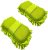 Microfiber Car Wash Sponge-Non-Scratch Wash Mitt-Two Sided Chenille Microfiber Washing Sponge-Mitt for Cars, Trucks, SUVs, Boats(2 Pack Green)